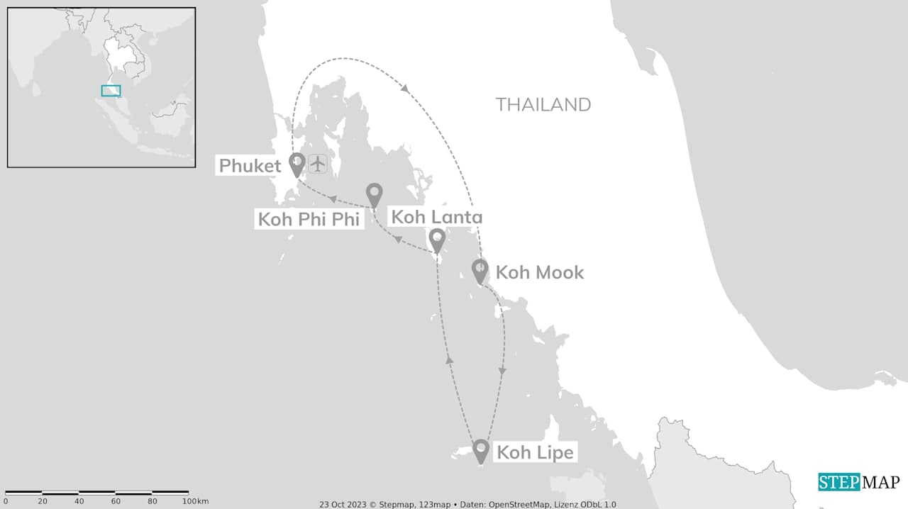 Thailands Süden: Inselhopping mit Koh Mook & Koh Lipe